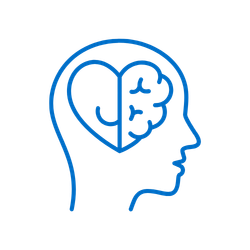 Free virtual mental health icon